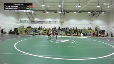 133 lbs Cons. Round 2 - Eduardo Cruz, Moorpark vs Tyler Williams, Palomar