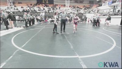 91-98 lbs Rr Rnd 2 - Gabriella Alba, Cowboy Wrestling Club vs Caroline Clark, Timberwolves