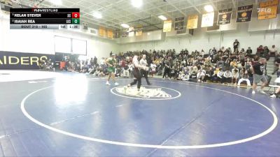 165 lbs Semifinal - Kelan Stever, San Clemente vs Isaiah Rea, Lakeside