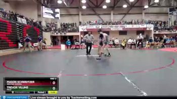144 lbs Champ. Round 1 - Mason Schweitzer, Walton-Verona vs Trevor Vilums, Male