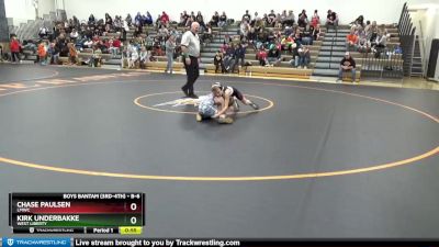 B-6 lbs Quarterfinal - Kirk Underbakke, West Liberty vs Chase Paulsen, LMWC