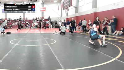 134 lbs Semifinal - Maddie Ngo, Metrowest United vs Sophia Fodera, Poway Wrestling