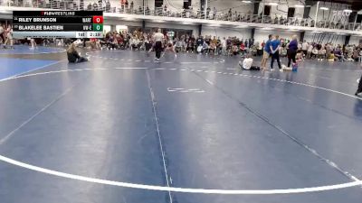 Silver 149 lbs 1st Place Match - Riley Brunson, Wartburg vs Blakelee Bastien, Wisconsin-Eau Claire