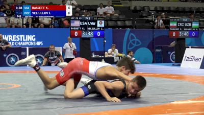 45 kg 1/2 Final - Keegan Bassett, United States vs Ibragim Veliullov, Uww