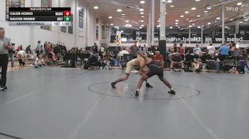 134 lbs Quarterfinal - Caleb Kosko, Mat Assassins Red - HSC vs Dalton Weber, Team Shutt Garnett Trained - HSC