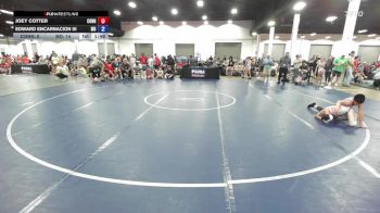 92 lbs Joey Cotter, Connecticut vs Edward Encarnacion III, Maryland