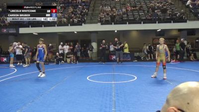 100 lbs Cons. Rd Of 16 - Lincoln Whitcome, Immortal Athletics WC vs Carson Bruber, MWC Wrestling Academy