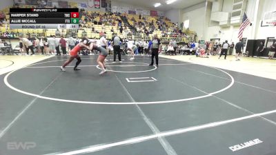 126 lbs Round Of 16 - Harper Stand, Tahlequah Wrestling Club vs Allie McCall, Fort Gibson