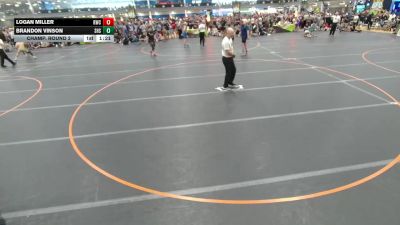 138 lbs Champ. Round 2 - Logan Miller, Riverdale vs Brandon Vinson, Solon HS