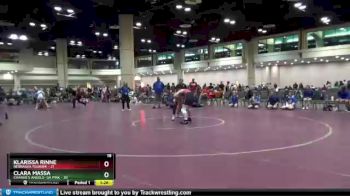 165 lbs Semis & Wb (16 Team) - Clara Massa, Charlie`s Angels- GA Pink vs Klarissa Rinne, Nebraska Tsunami
