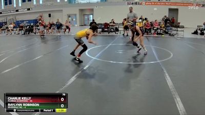 76 lbs Round 3 (6 Team) - Charlie Kelly, Florida Scorpions vs Raylynn Robinson, Riverdale WC