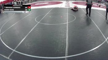 126 lbs Champ. Round 1 - Kaden Hicks, Legacy vs Grayson Lawrence, Arbor View