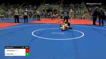 155 lbs Prelims - Jess Robedeaux, Ram Wrestling Academy vs Sean Barnaby, Fort Gibson Youth Wrestling