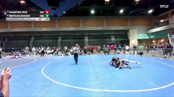 175 lbs 7th Place Match - Mehtaab Bhangu, St. Mary`s vs Valentino Rios, Foothill