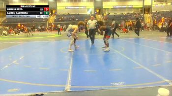 149 lbs Cons. Round 7 - Caiden Saavedra, Williams Baptist vs Arthur Reed, Brewton-Parker (GA)