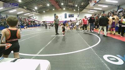 43 lbs Rr Rnd 3 - Hunter Wells, Claremore Wrestling Club vs Coby Lynch, Sallisaw Takedown Club