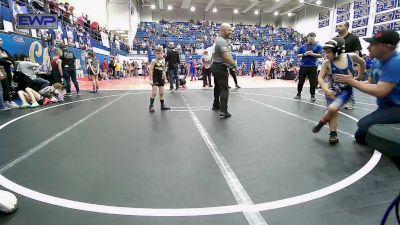 60 lbs Consolation - Harvey LaForest, Bridge Creek Youth Wrestling vs Kendall Davis, Tecumseh Youth Wrestling