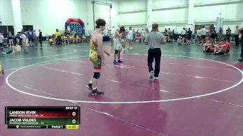 165 lbs Round 7 (10 Team) - Landon Irvin, Viking Wrestling Club vs Jacob Valdes, Maximum Performacne