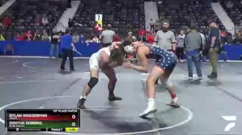 175 lbs 1st Place Match - Dylan Waggerman, Paola vs Denton Dobbins, Blue Valley