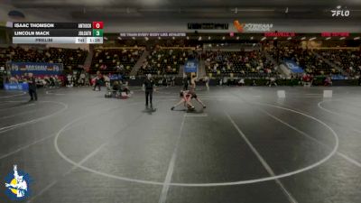 132 lbs Prelim - Lincoln Mack, Joliet (Catholic Academy) vs Isaac Thomson, Antioch