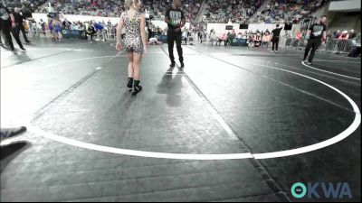 60 lbs Rr Rnd 1 - Kollyn Locust, Cowboy Wrestling Club vs Peyton Grandstaff, Warner Eagles Youth Wrestling