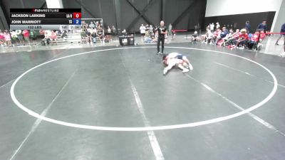 132 lbs Jackson Larkins, Louisiana Red vs John Marriott, Texas