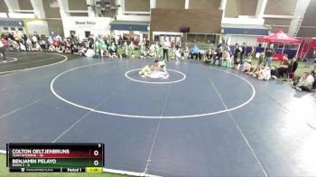71 lbs Quarters & Wb (16 Team) - Benjamin Pelayo, Idaho 2 vs Colton Oeltjenbruns, Team Wyoming