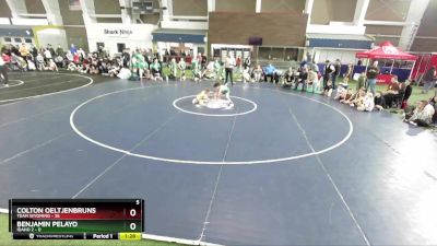 71 lbs Quarters & Wb (16 Team) - Benjamin Pelayo, Idaho 2 vs Colton Oeltjenbruns, Team Wyoming