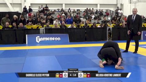 Melissa Kristine Lambert vs Gabrielle Eleece Peyton 2025 World IBJJF Jiu-Jitsu No-Gi Championship