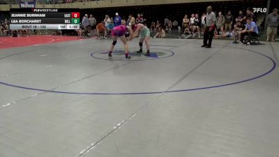 132 lbs Round Of 16 - Jeannie Burnham, East Meredith vs Lea Borchardt, Williamsport