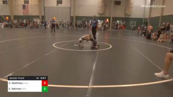 52 lbs Quarterfinal - Carter Matthias, Nebraska Wrestling Academy vs Elias Neiman, Perkins County Youth Wrestling