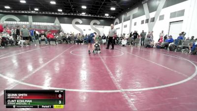 90 lbs Round 2 (8 Team) - Clint Kohlman, Dundee Wrestling vs Quinn Smith, Killer Elite