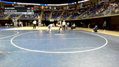 115 lbs Round Of 16 - Blake Kirby, Carlisle vs Collin Beattie, McGuffey