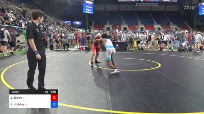 152 lbs Cons 64 #2 - Blake Briley, Iowa vs James Holiday, California