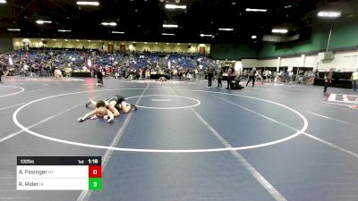 132 lbs Round Of 256 - Austin Fesinger, NY vs Ryan Rider, IA