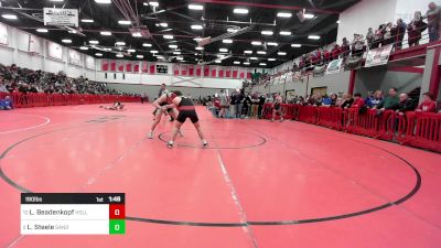 190 lbs Quarterfinal - Lucas Beadenkopf, Holliston vs Luke Steele, Sandwich