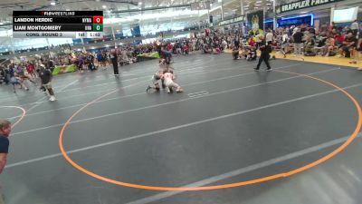 132 lbs Cons. Round 3 - Liam Montgomery, Unattached vs Landon Herdic, New York Military Academy