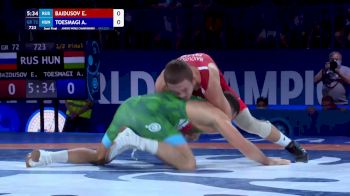 72 kg Semifinal - Evgenii Baidusov, Russia vs Attila Tamas Toesmagi, Hungary