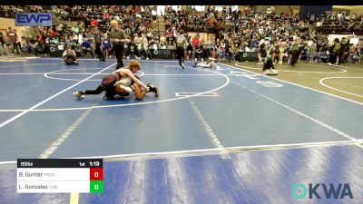 85 lbs Round Of 16 - BaJon Gunter, Prodigy Elite Wrestling vs Lucas Gonzalez, Chieftain Wrestling Club