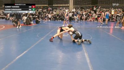 85 lbs Rr Rnd 2 - Aubrey Kokinda, CTWHALE Beluga - MSE vs Logan Caravaggio, DoughBoy WC - MSE