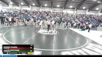 215 lbs Champ. Round 1 - Mason Kartchner, Farmington vs Kooper Fowers, Syracuse