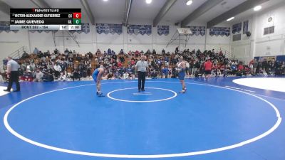 154 lbs Champ. Round 1 - Jaime Quevedo, Gilroy vs Victor-alexander Gutierrez, Central Catholic