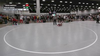 49 lbs Cons. Semis - Aspen Zamitalo, B.A.M. Training Center vs Boston Kinder, Nixa Youth Wrestling