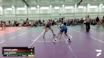 120 lbs Round 7 (8 Team) - Anthony Barra, U2 Upstate Uprising vs Murk Romano, 84 Athletes