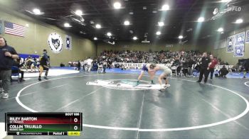 165 lbs Cons. Round 2 - Riley Barton, St. Francis vs Collin Trujillo, Morro Bay