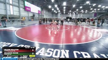 44-48 lbs Round 2 - Helene Rolston, Flathead Valley WC vs Brandon Keane, Lewiston WC