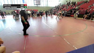 215 lbs 5th Place Match - Anthony Villegas, El Paso Burges vs Dante Rizo, El Paso Austin