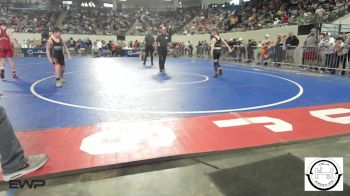 84 lbs Round Of 16 - Daxon McCarther, Clinton, Ok vs Westin Wadsworth, Morris Wrestling Association