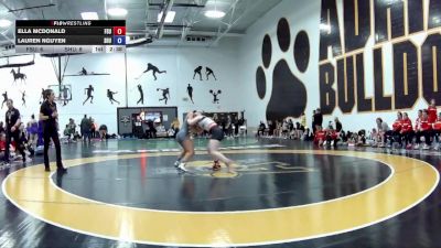 124 lbs Round 1 (16 Team) - Ella McDonald, Frostburg Sate University vs Lauren Nguyen, Sacred Heart University