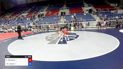 95 lbs Cons 16 #2 - Abigail Mendoza, TX vs Miranda Lajevic, PA